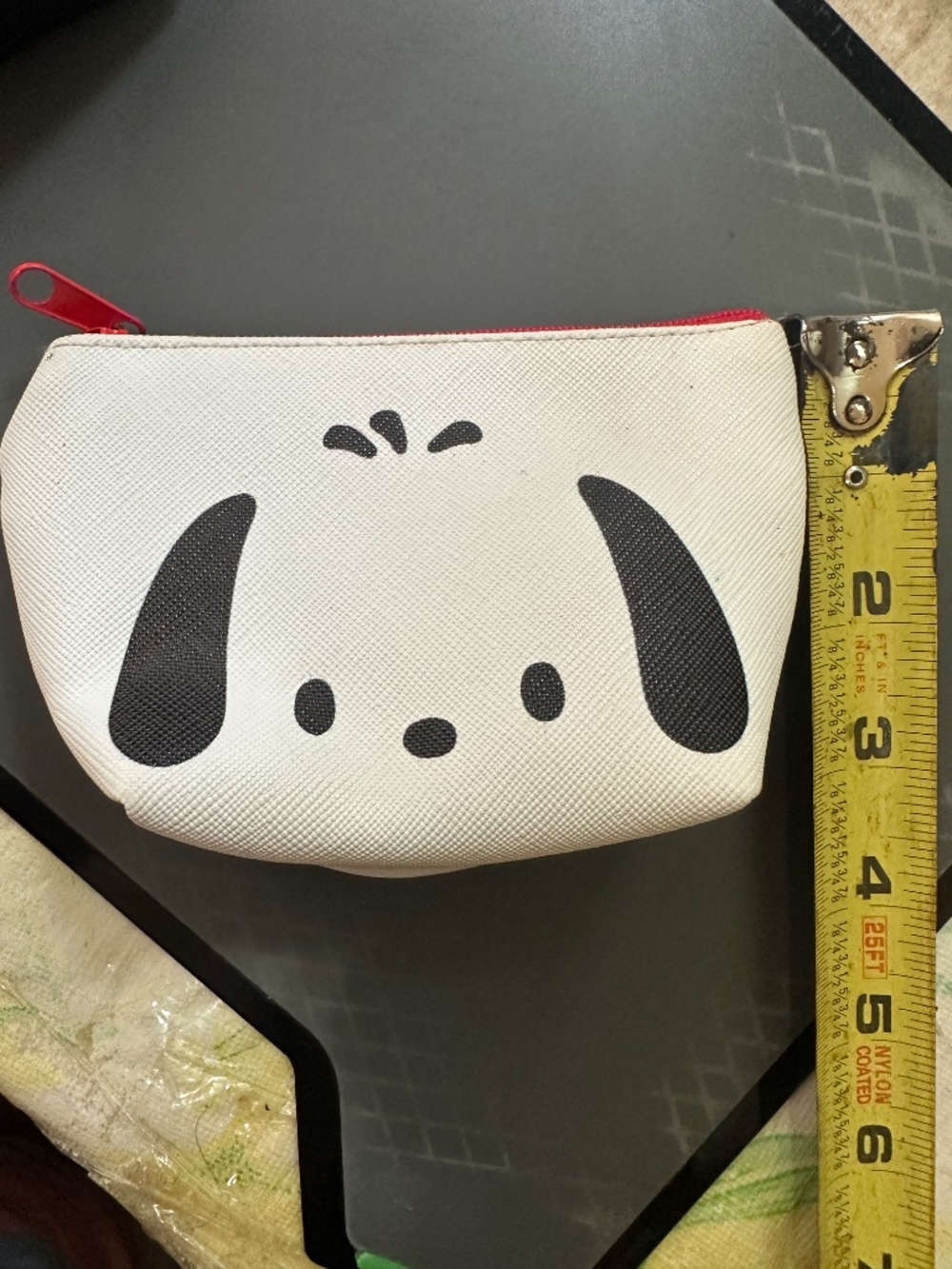 Sanrio Pochacco 2021 Small Coin Purse Red White - Picture 4 of 4